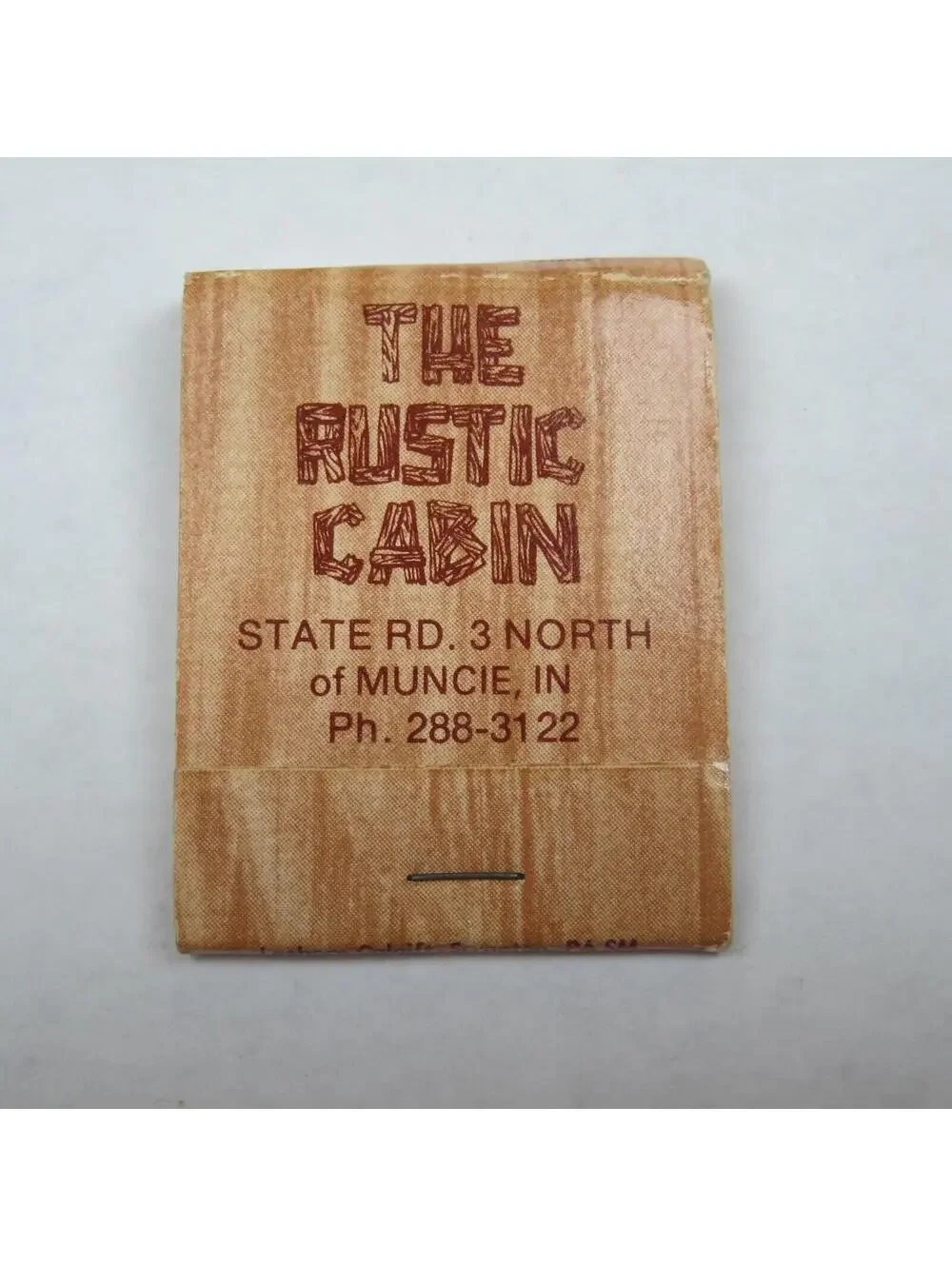 4 Matchbooks Indiana Bill Knapp's Hickory Lane The Rustic Cabin Back 4o Junction